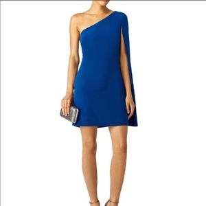 Jill Stuart cobalt blue cape dress
